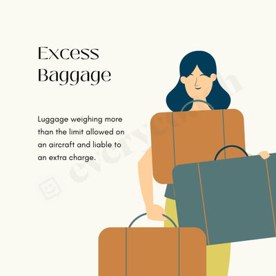 Excess Baggage Instagram Post Canva Template
