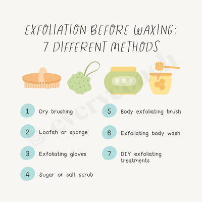 Exfoliation Before Waxing 7 Different Methods Instagram Post Canva Template