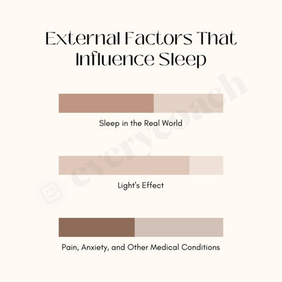 External Factors That Influence Sleep Instagram Post Canva Template