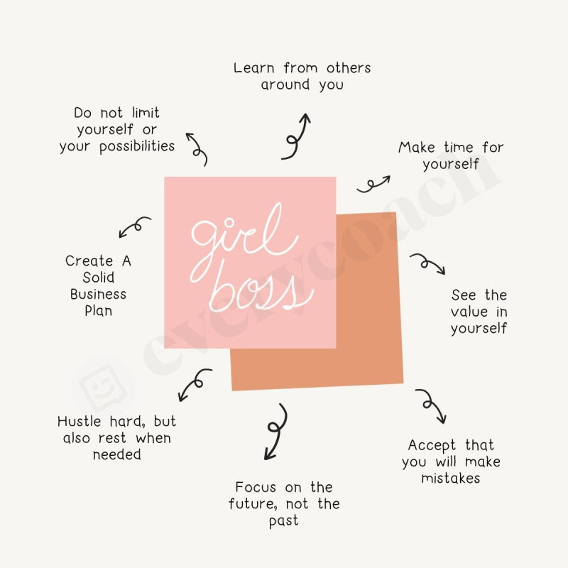 Girl Boss Instagram Post Canva Template