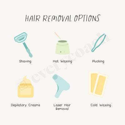 Hair Removal Options Instagram Post Canva Template