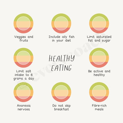 Healthy Eating Instagram Post Canva Template