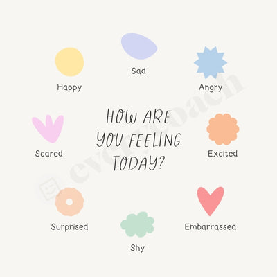 How Are You Feeling Today S02102302 Instagram Post Canva Template