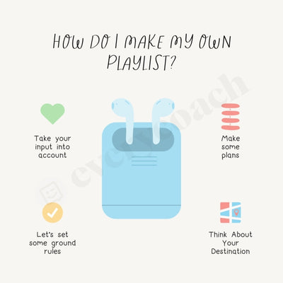 How Do I Make My Own Playlist Instagram Post Canva Template