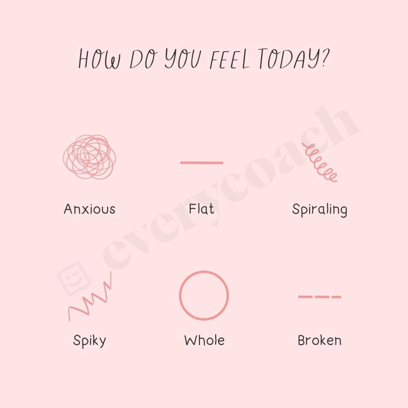How Do You Feel Today Instagram Post Canva Template