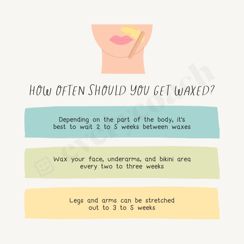 How Often Should You Get Waxed Instagram Post Canva Template