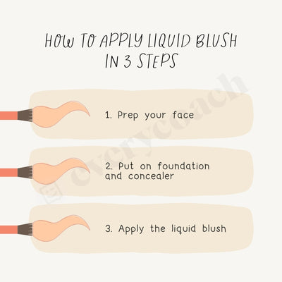 How To Apply Liquid Blush In 3 Steps Instagram Post Canva Template