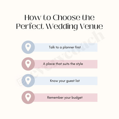 How To Choose The Perfect Wedding Venue Instagram Post Canva Template