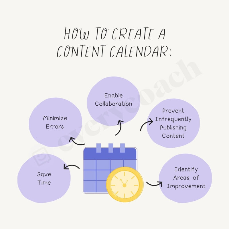 Illustration of Creating A Content Calendar For Instagram Charity