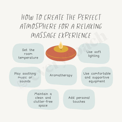 How To Create The Perfect Atmosphere For A Relaxing Massage Experience Instagram Post Canva Template