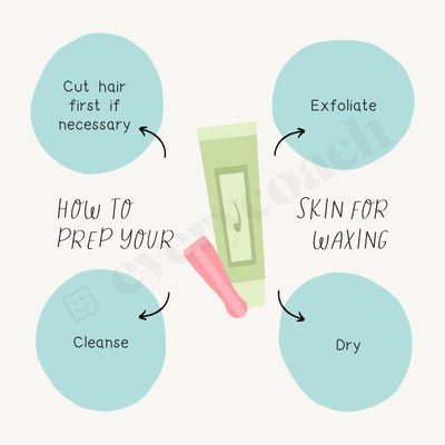 How To Prep Your Skin For Waxing Instagram Post Canva Template