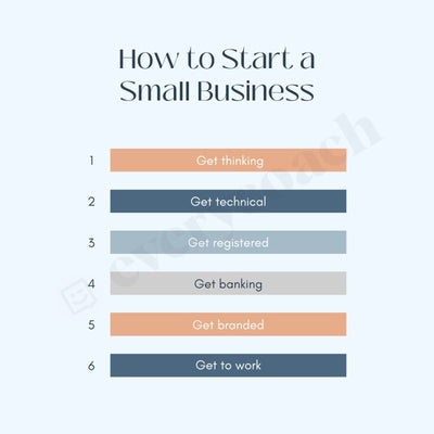 How To Start A Small Business Instagram Post Canva Template