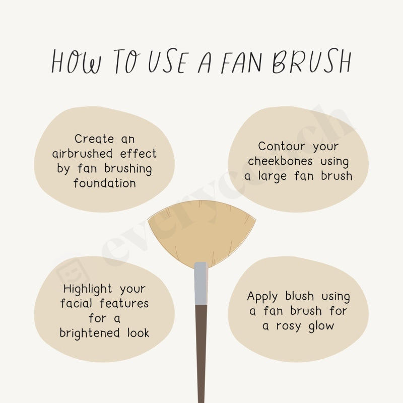 How To Use A Fan Brush Instagram Post Canva Template