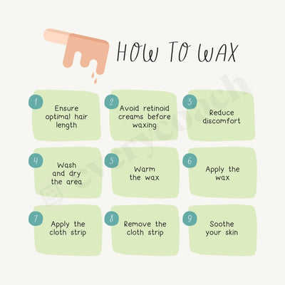 How To Wax Instagram Post Canva Template