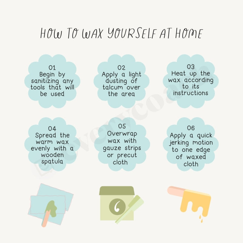 How To Wax Yourself At Home Instagram Post Canva Template