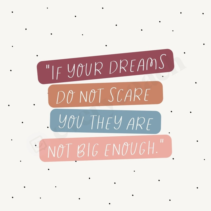 Inspirational Quote S02242302 Instagram Post Canva Template