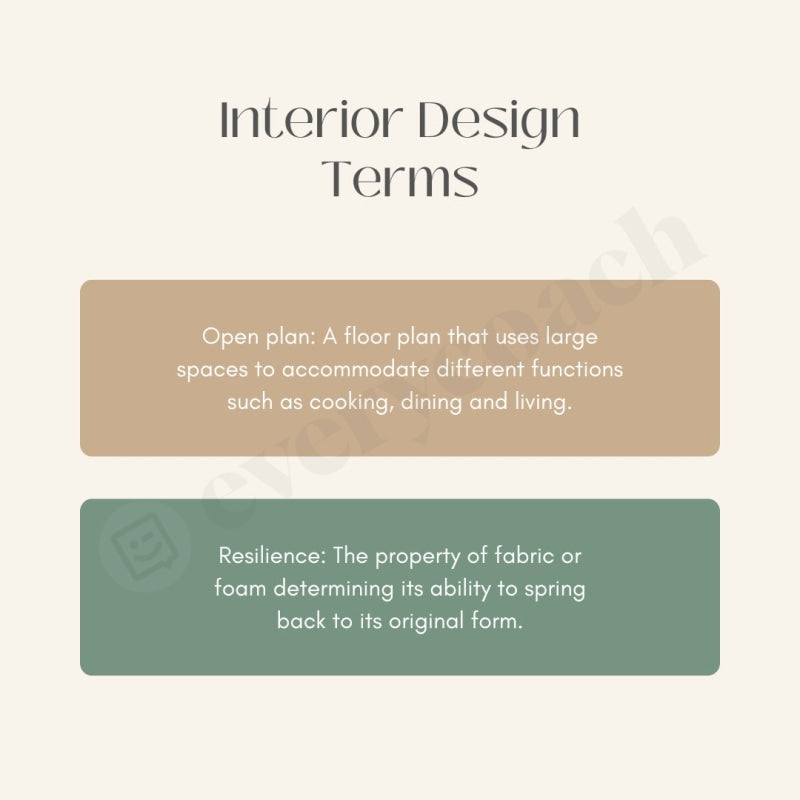 Interior Design Terms Instagram Post Canva Template – everycoach