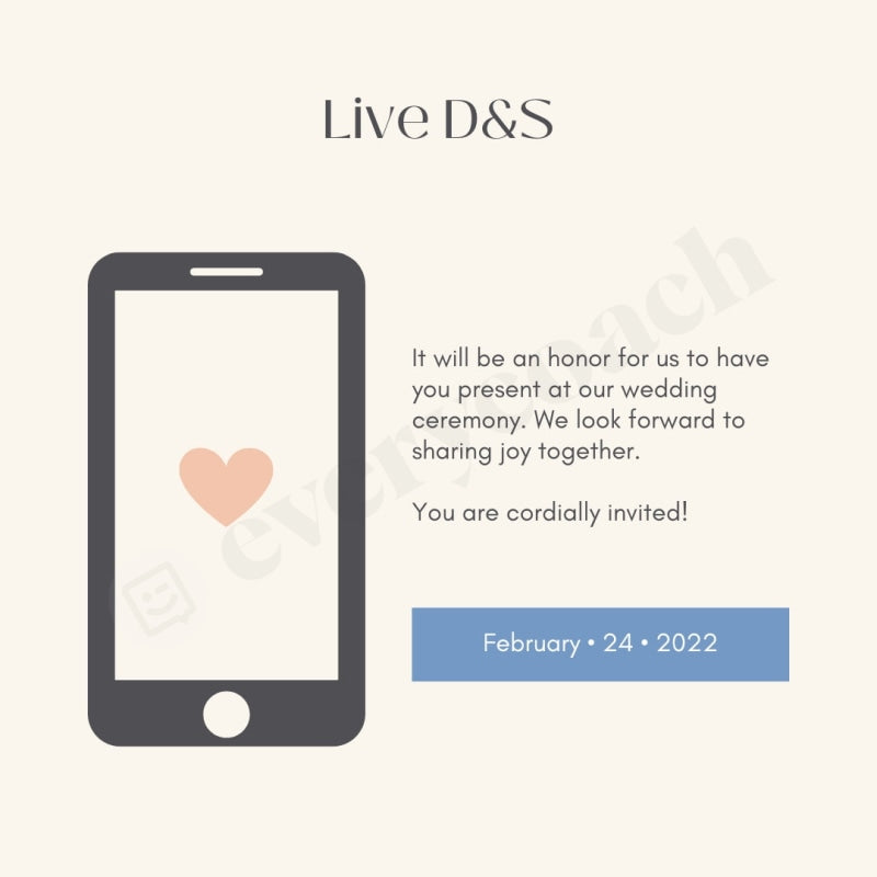 Live D&S Instagram Post Canva Template