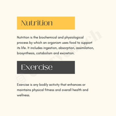 Nutrition And Exercise Instagram Post Canva Template