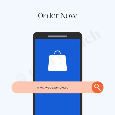 Order Now Instagram Post Canva Template
