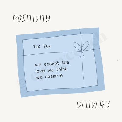 Positivity Delivery Instagram Post Canva Template