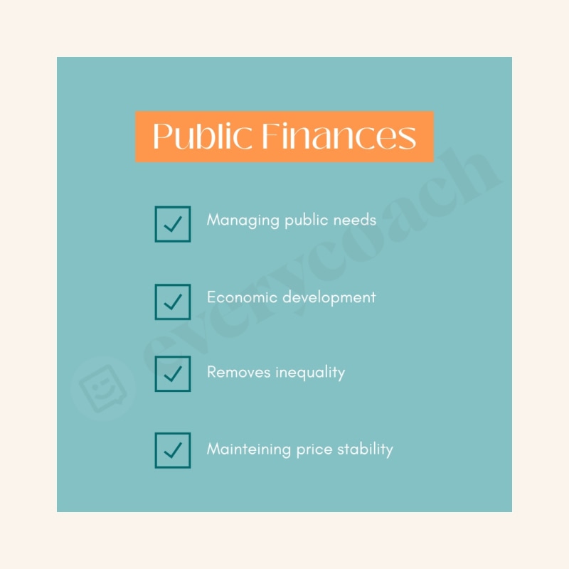 Public Finances Instagram Post Canva Template