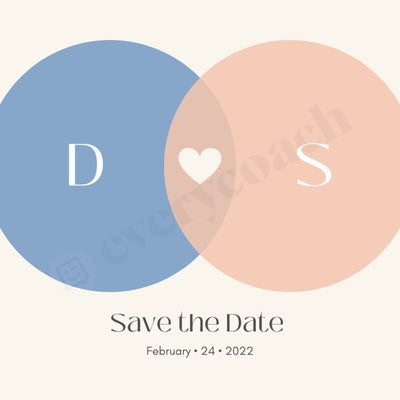 Save The Date Instagram Post Canva Template