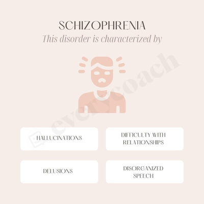 Schizophrenia Instagram Post Canva Template