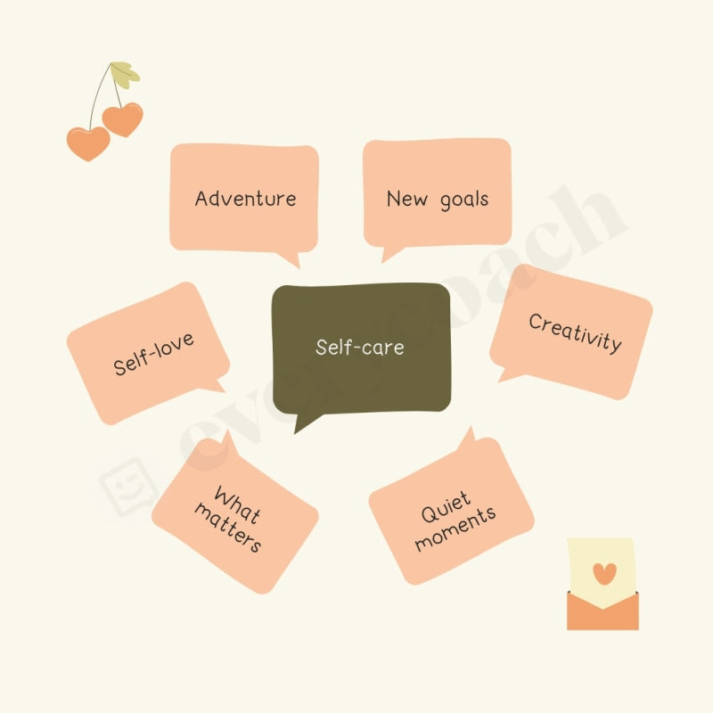 Self-Care Instagram Post Canva Template
