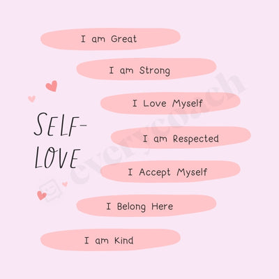 Self-Love Instagram Post Canva Template