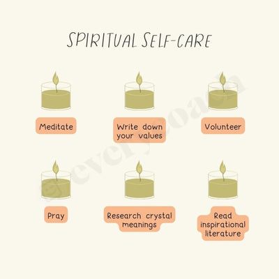 Spiritual Self Care Instagram Post Canva Template