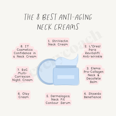 The 8 Best Anti-Aging Neck Creams Instagram Post Canva Template