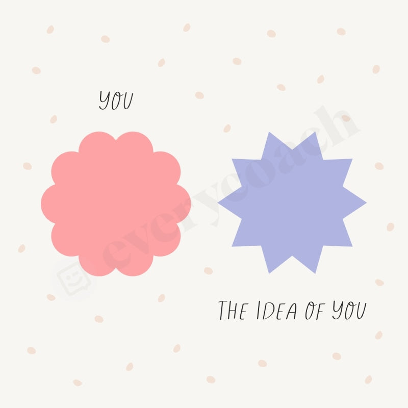 The Idea Of You Instagram Post Canva Template