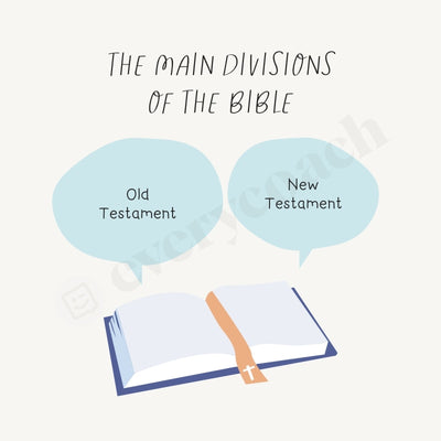 The Main Divisions Of Bible Instagram Post Canva Template