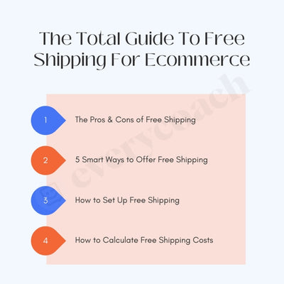 The Total Guide To Free Shipping For Ecommerce Instagram Post Canva Template
