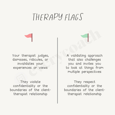 Therapy Flags Instagram Post Canva Template