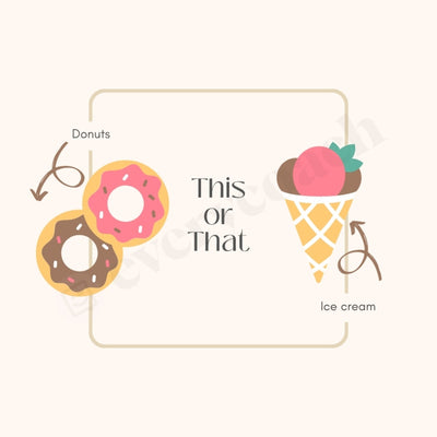 This Or That S01252305 Instagram Post Canva Template