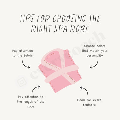 Tips For Choosing The Right Spa Robe Instagram Post Canva Template