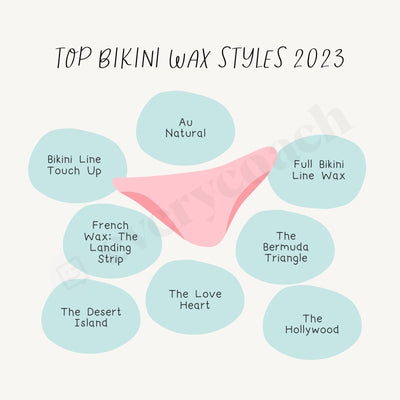 Top Bikini Wax Styles 2023 S03272302 Instagram Post Canva Template