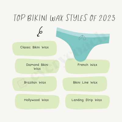 Top Bikini Wax Styles Of 2023 Instagram Post Canva Template