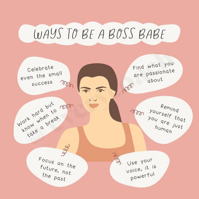 Way To Be A Boss Babe Instagram Post Canva Template