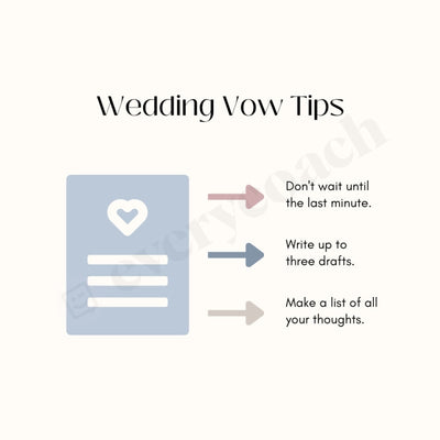 Wedding Vow Tips Instagram Post Canva Template