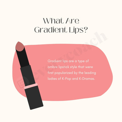 What Are Gradient Lips Instagram Post Canva Template