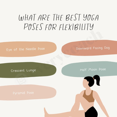 What Are The Best Yoga Poses For Flexibility Instagram Post Canva Template