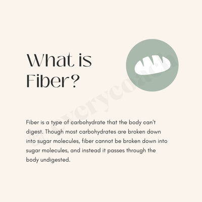 What Is Fiber Instagram Post Canva Template