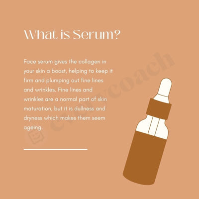 What Is Serum Instagram Post Canva Template