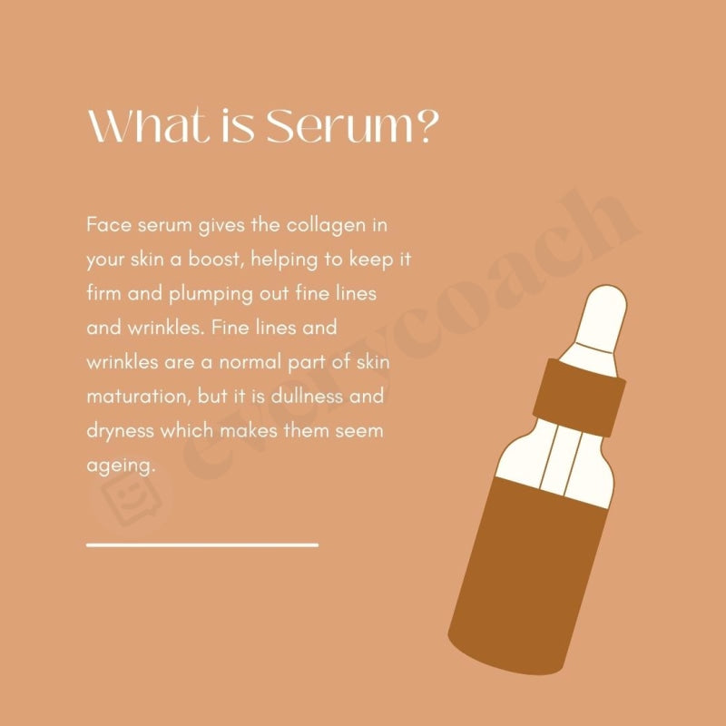 What Is Serum Instagram Post Canva Template