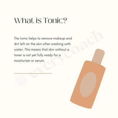 What Is Tonic Instagram Post Canva Template