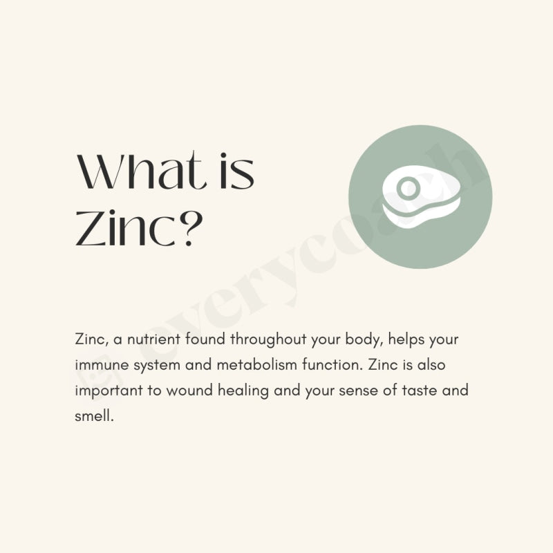 What Is Zinc Instagram Post Canva Template