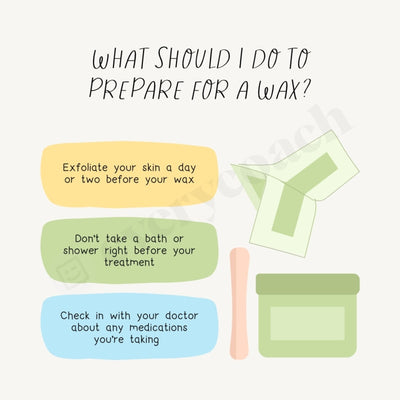 What Should I Do To Prepare For A Wax Instagram Post Canva Template